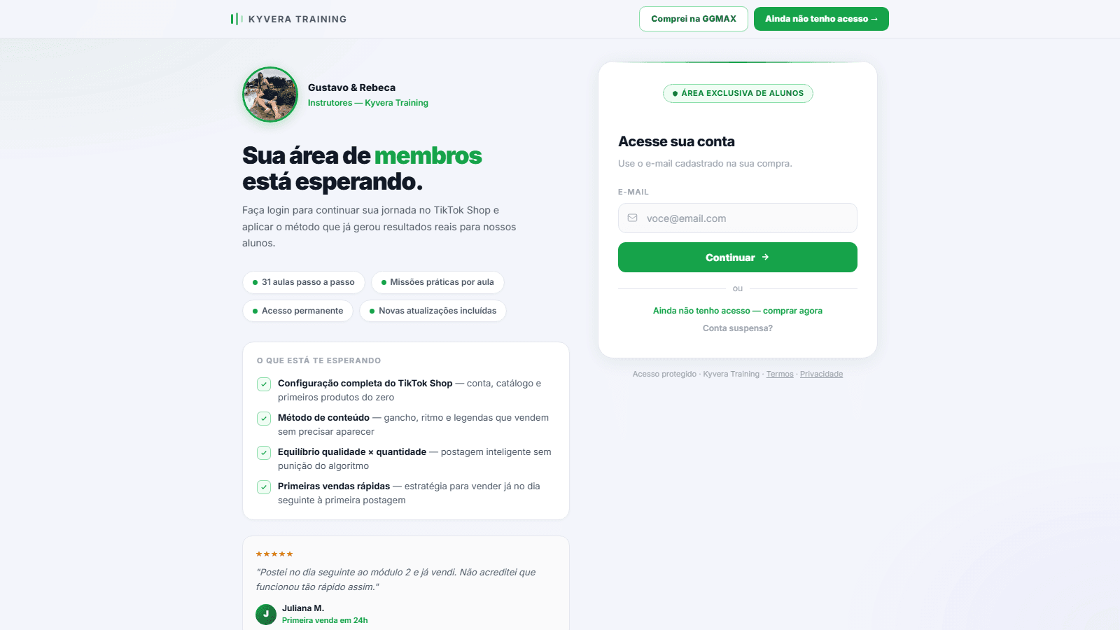 Área de Membros